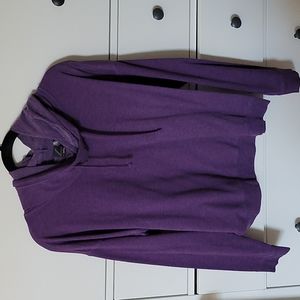Zella purple drawstring hoodie